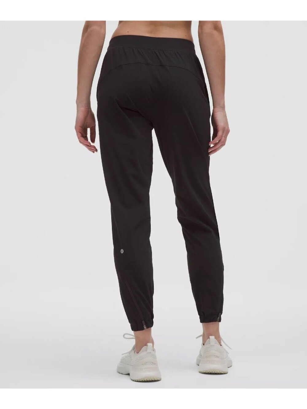 Lululemon Womens Adapted State High Rise Joggers Zippers Black Size 6